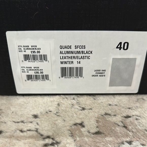 French Connection Women's Charcoal Peep Toe Booties, GREAT condition - Picture 6 of 6